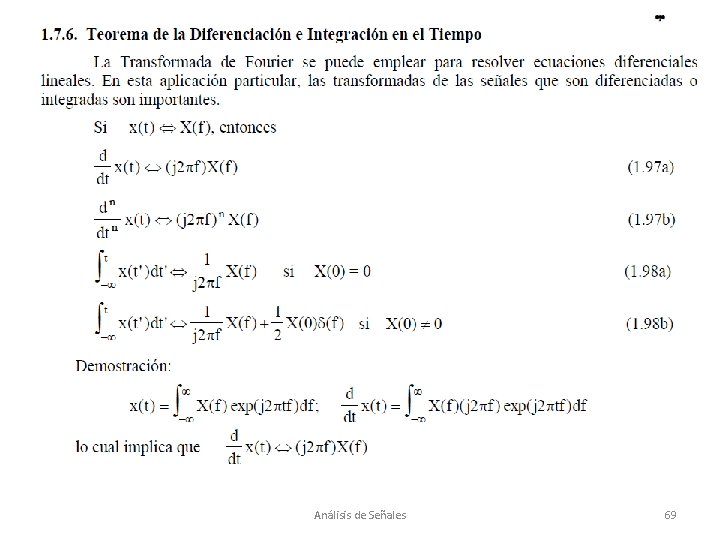 Análisis de Señales 69 