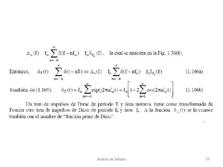 Análisis de Señales 77 