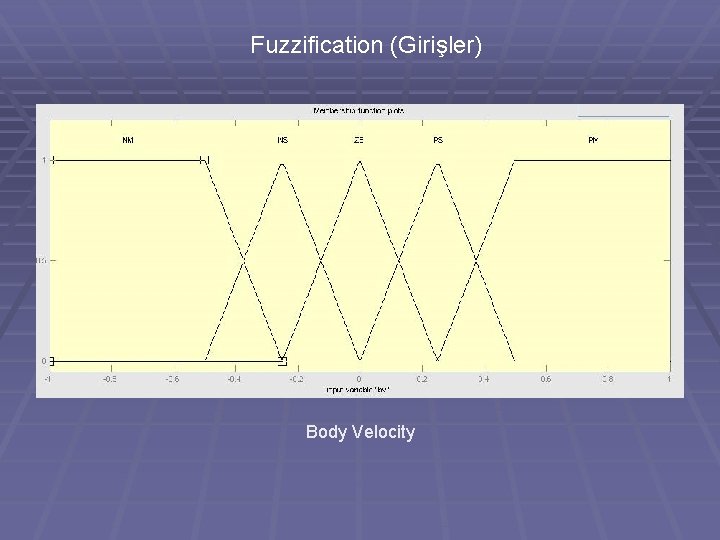 Fuzzification (Girişler) Body Velocity 