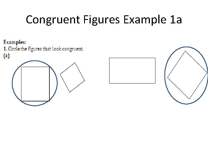 Congruent Figures Example 1 a 