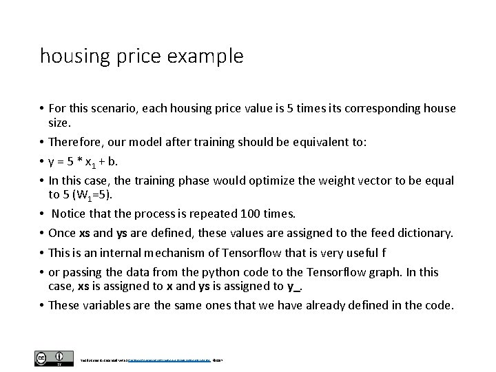 housing price example • For this scenario, each housing price value is 5 times housing price example • For this scenario, each housing price value is 5 times