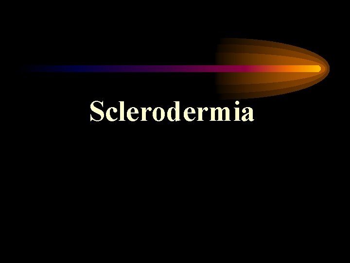 Sclerodermia 