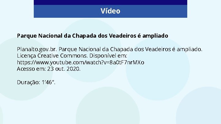 Vídeo Parque Nacional da Chapada dos Veadeiros é ampliado Planalto. gov. br. Parque Nacional