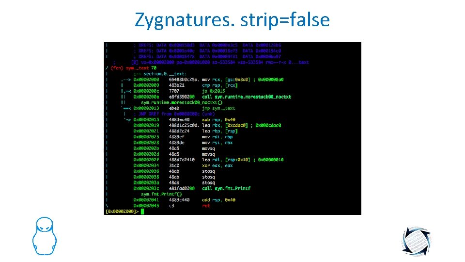 Zygnatures. strip=false 