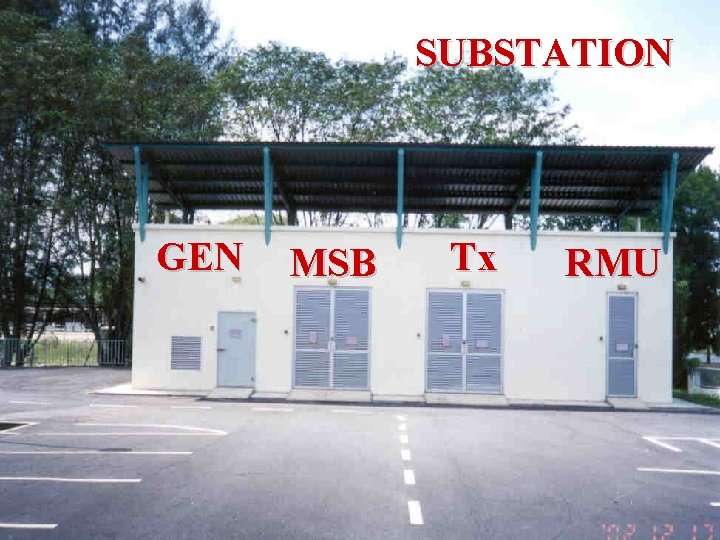 SUBSTATION GEN MSB Tx RMU 
