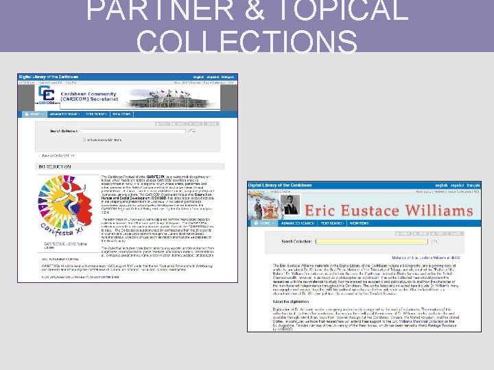 PARTNER & TOPICAL COLLECTIONS 