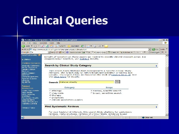 Clinical Queries 