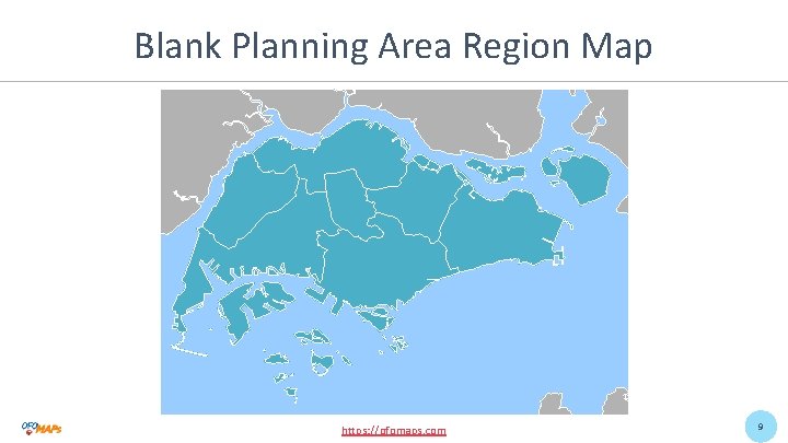 Blank Planning Area Region Map https: //ofomaps. com 9 