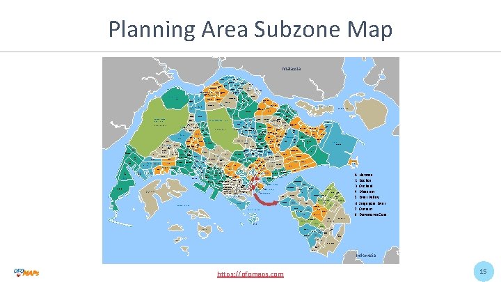 Planning Area Subzone Map Malaysia Sembawang The Wharves Senoko North Sembawang North Coast Woodlands