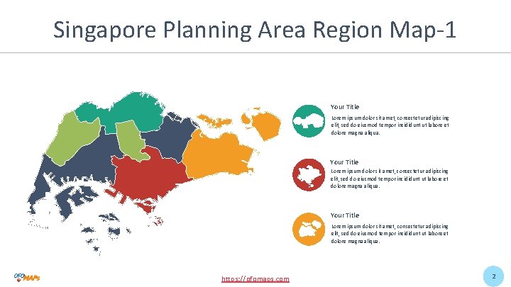 Singapore Planning Area Region Map-1 Your Title Lorem ipsum dolor sit amet, consectetur adipiscing