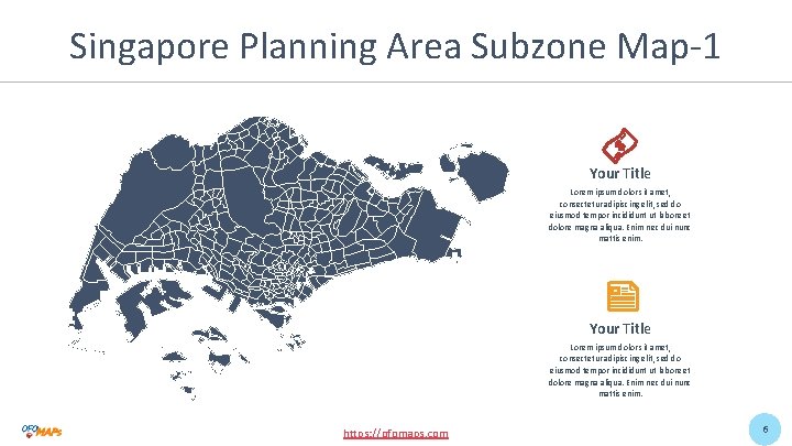 Singapore Planning Area Subzone Map-1 Your Title Lorem ipsum dolor sit amet, consectetur adipiscing