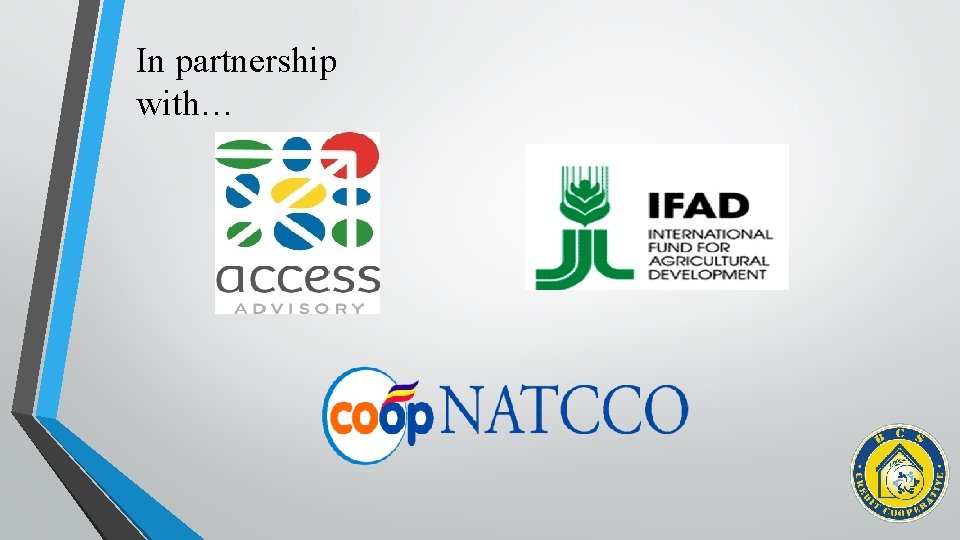 In partnership with… 