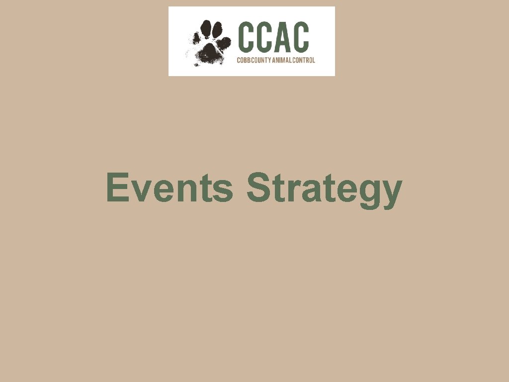 Events Strategy 