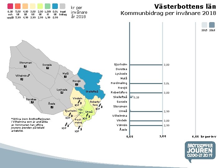 Västerbottens län kr per invånare år 2018 6, 00 5, 00 4, 00 3, Västerbottens län kr per invånare år 2018 6, 00 5, 00 4, 00 3,