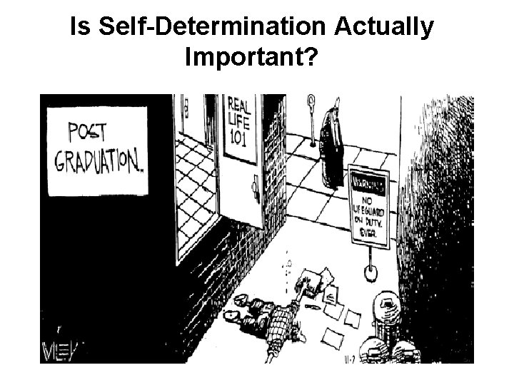 Is Self-Determination Actually Important? 