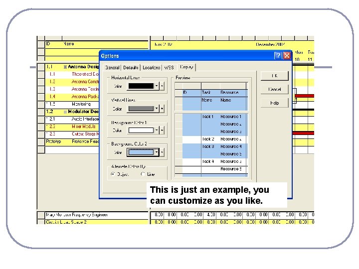 This is just an example, you can customize as you like. This is just an example, you can customize as you like.