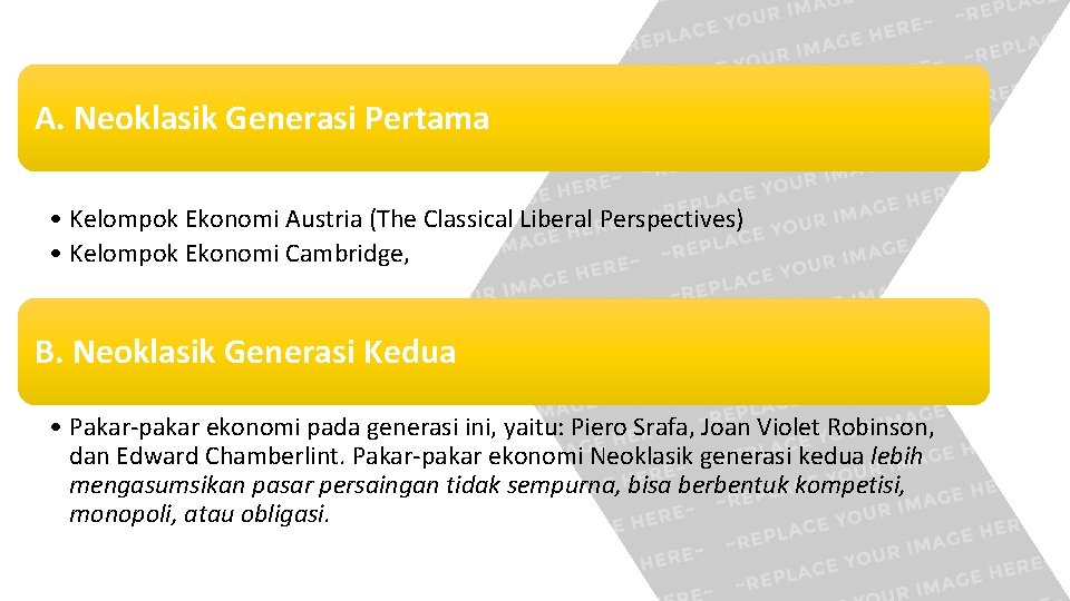 A. Neoklasik Generasi Pertama • Kelompok Ekonomi Austria (The Classical Liberal Perspectives) • Kelompok
