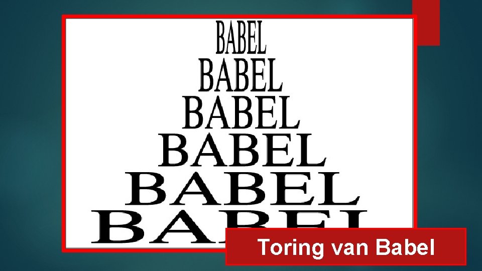 Toring van Babel 