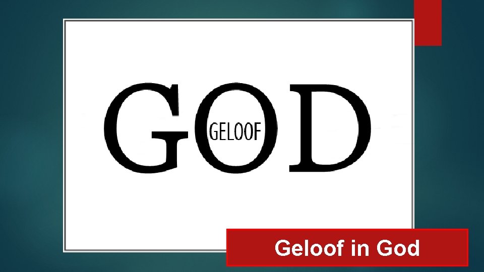 Geloof in God 