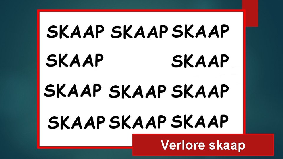 Verlore skaap 