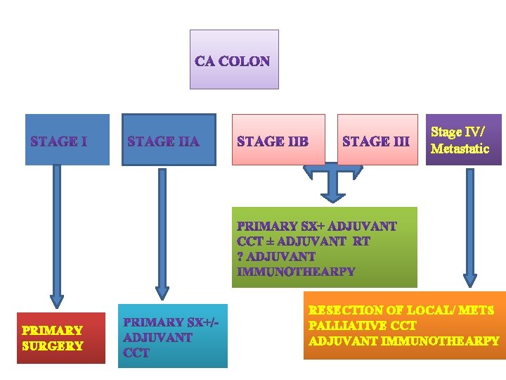 Stage IV/ Metastatic PRIMARY SURGERY RESECTION OF LOCAL/ METS PALLIATIVE CCT ADJUVANT IMMUNOTHEARPY 