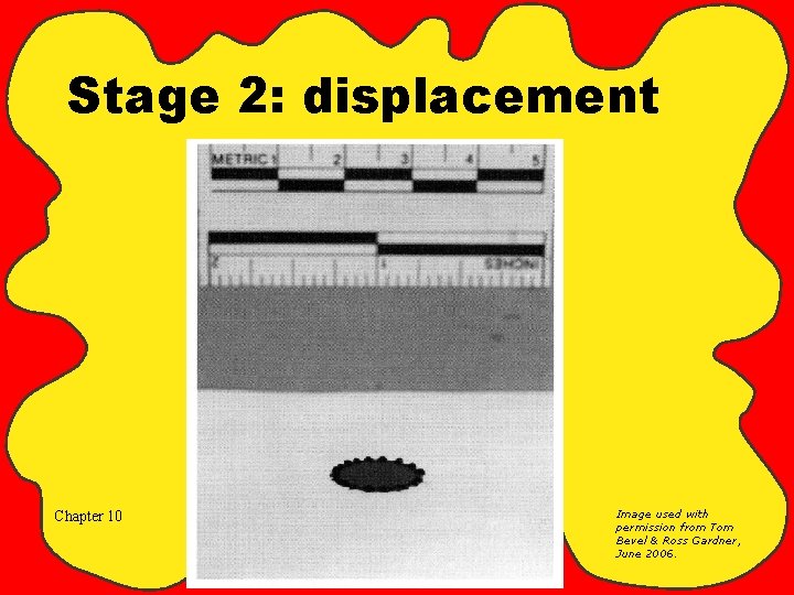 Stage 2: displacement Chapter 10 Image used with permission from Tom Bevel & Ross