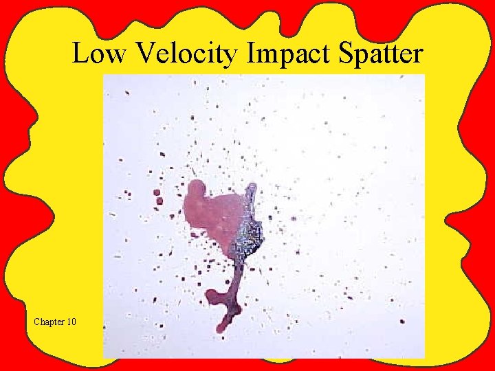 Low Velocity Impact Spatter Chapter 10 