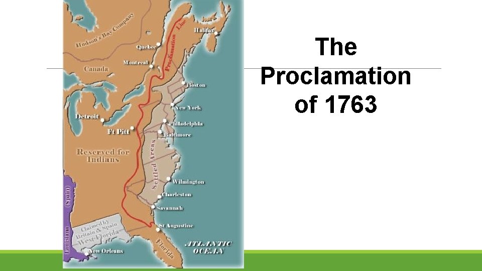 The Proclamation of 1763 
