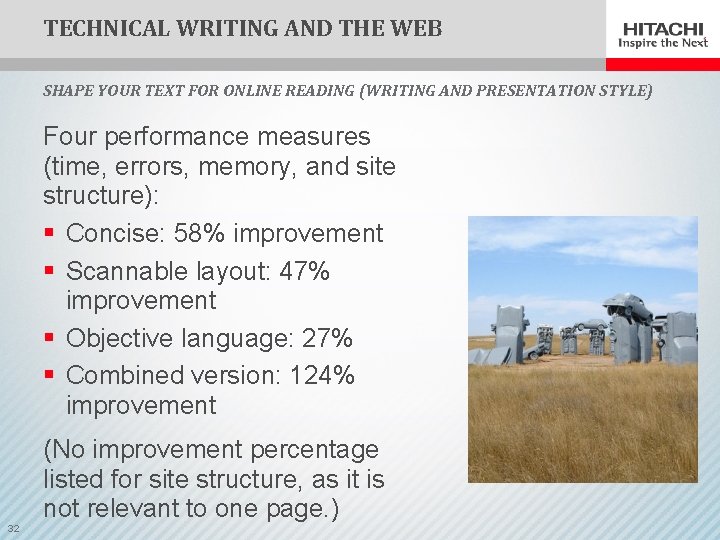 TECHNICAL WRITING AND THE WEB SHAPE YOUR TEXT FOR ONLINE READING (WRITING AND PRESENTATION