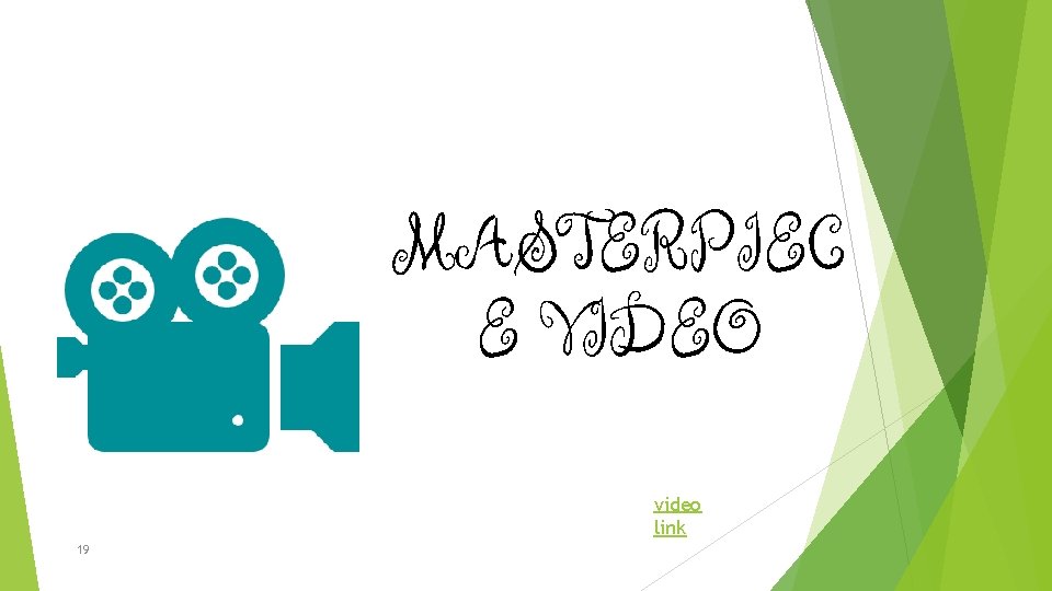 MASTERPIEC E VIDEO video link 19 