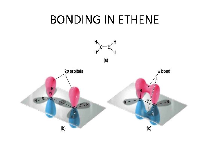 BONDING IN ETHENE 