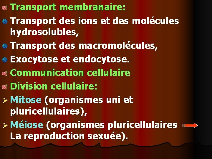 Transport membranaire: Transport des ions et des molécules hydrosolubles, Transport des macromolécules, Exocytose et