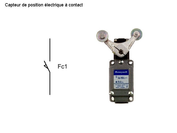 Capteur de position électrique à contact 