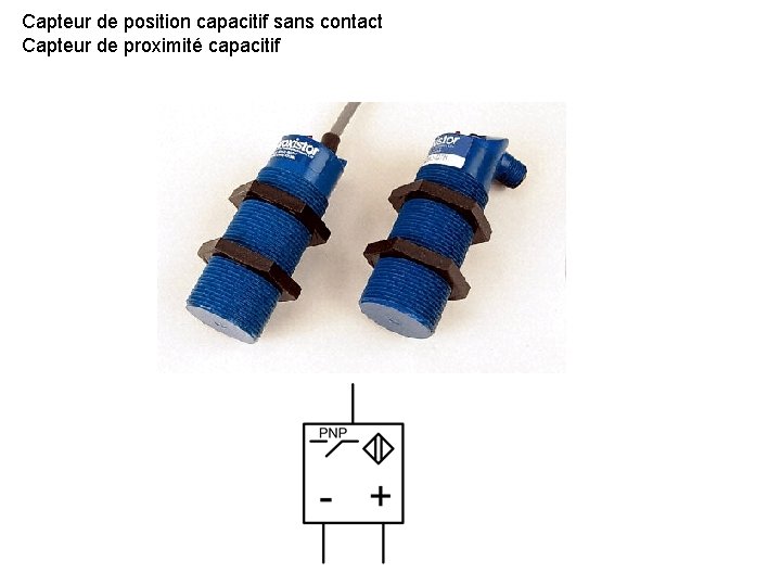 Capteur de position capacitif sans contact Capteur de proximité capacitif 