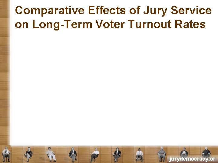 Comparative Effects of Jury Service on Long-Term Voter Turnout Rates jurydemocracy. or 