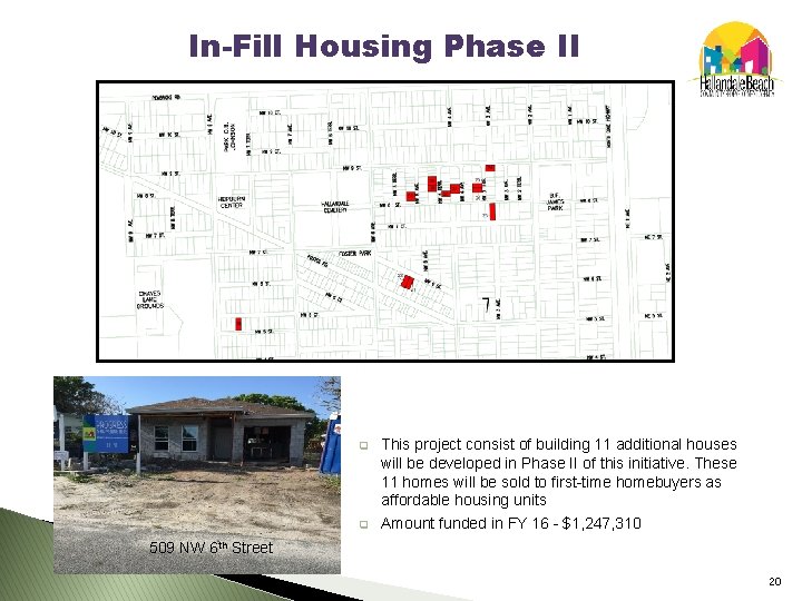 In-Fill Housing Phase II q q This project consist of building 11 additional houses