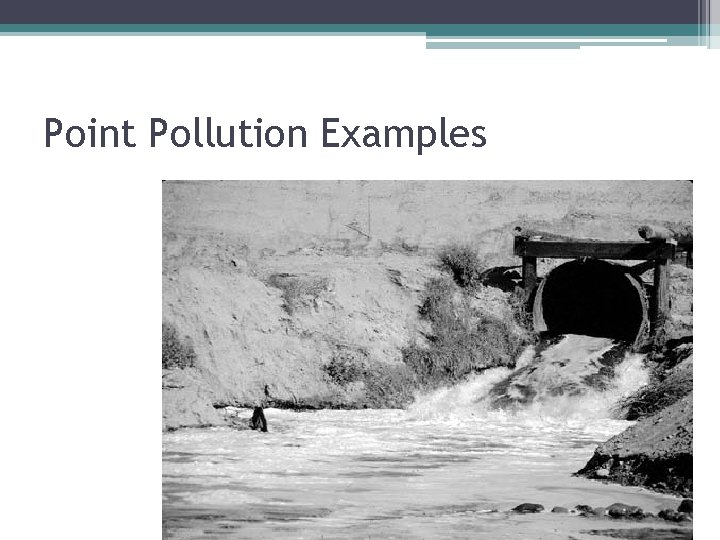 Point Pollution Examples 