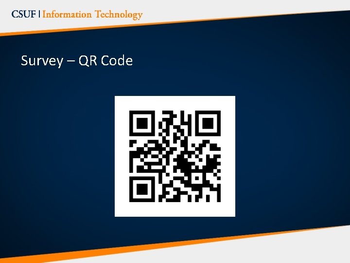 Survey – QR Code 