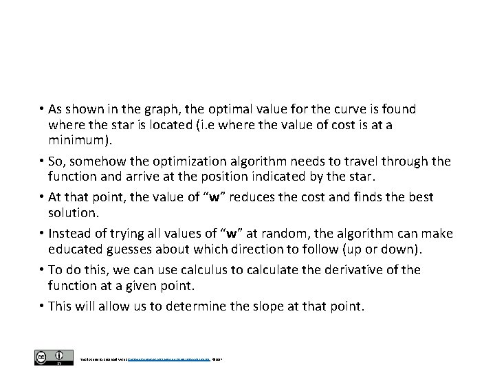  • As shown in the graph, the optimal value for the curve is