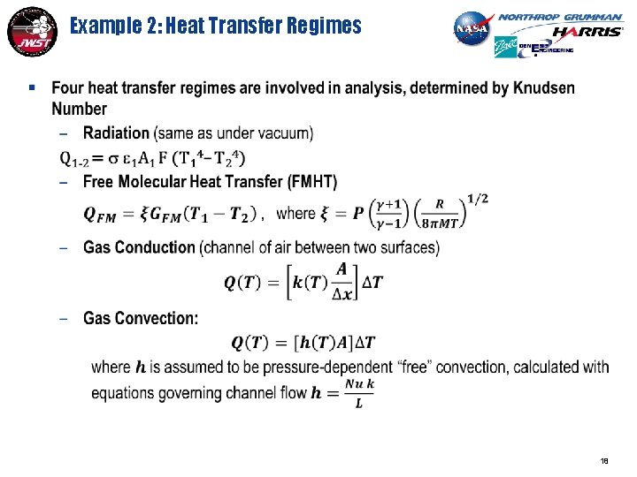 Example 2: Heat Transfer Regimes § 18 