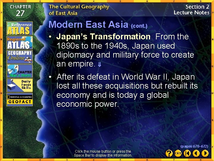 Modern East Asia (cont. ) • Japan’s Transformation From the 1890 s to the