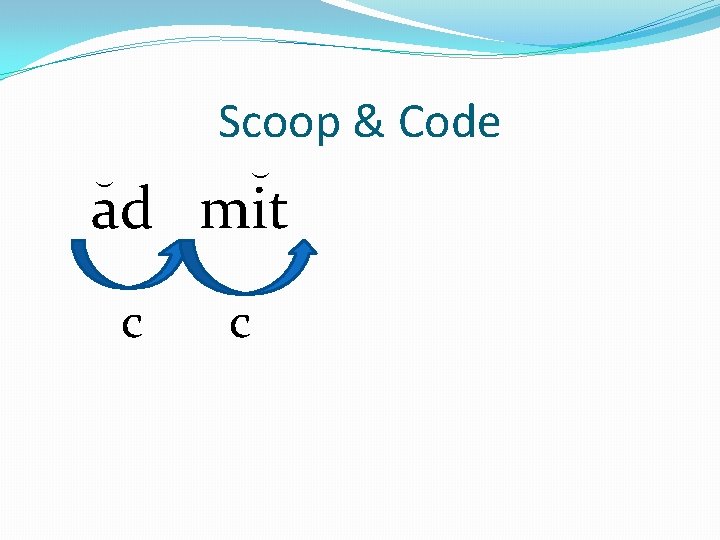 Scoop & Code ( ( ad mit c c 