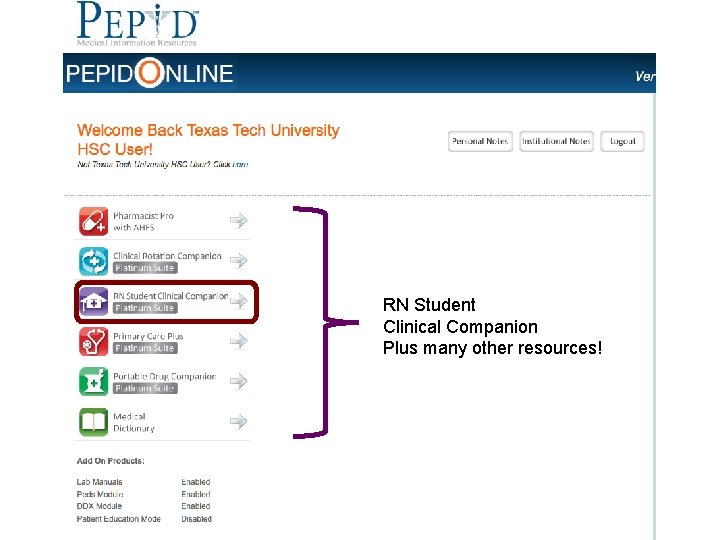 RN Student Clinical Companion Plus many other resources! 