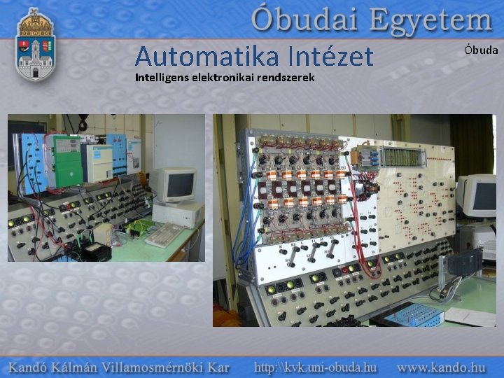 Automatika Intézet Intelligens elektronikai rendszerek Óbuda 