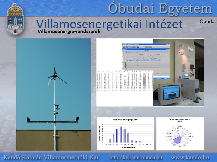 Villamosenergetikai Intézet Villamosenergia-rendszerek Óbuda 