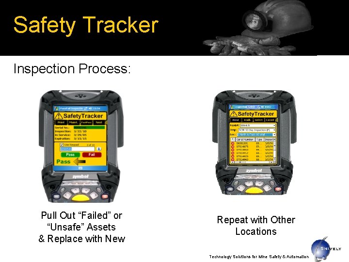Safety Tracker Inspection Process: Pull Out “Failed” or “Unsafe” Assets & Replace with New