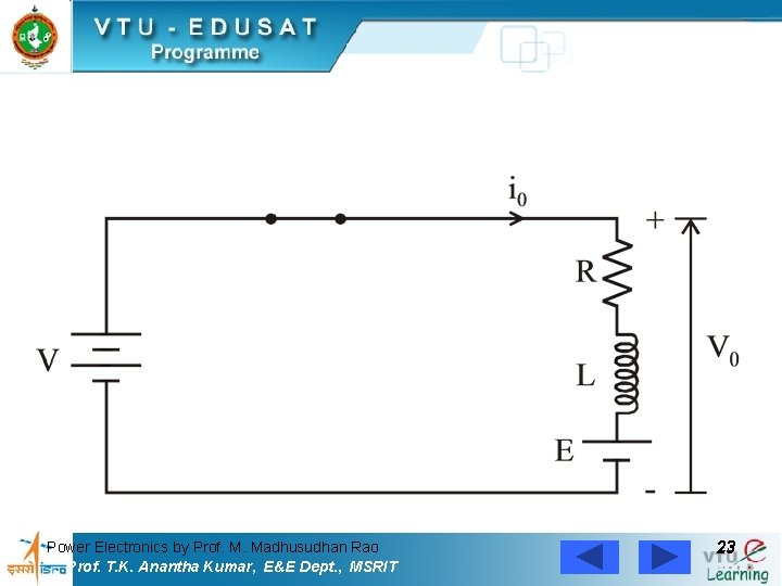 Power Electronics by Prof. M. Madhusudhan Rao Prof. T. K. Anantha Kumar, E&E Dept.