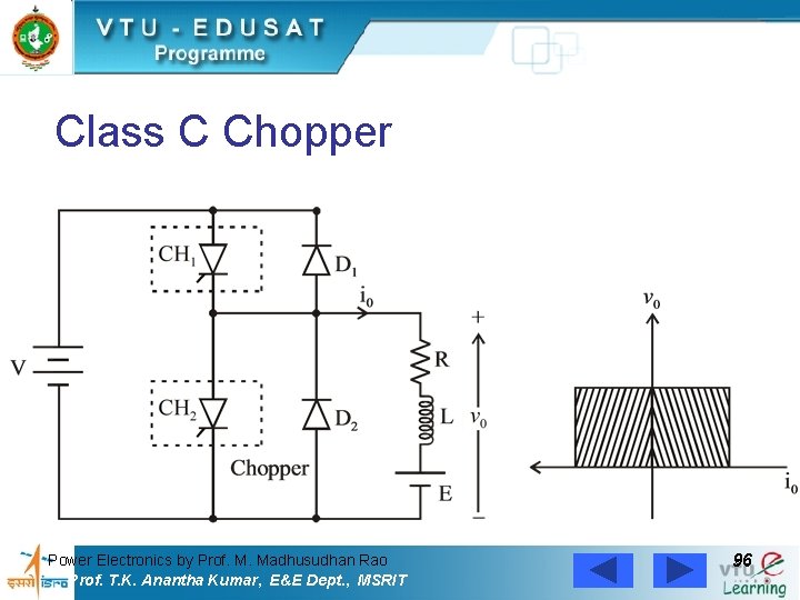 Class C Chopper Power Electronics by Prof. M. Madhusudhan Rao Prof. T. K. Anantha