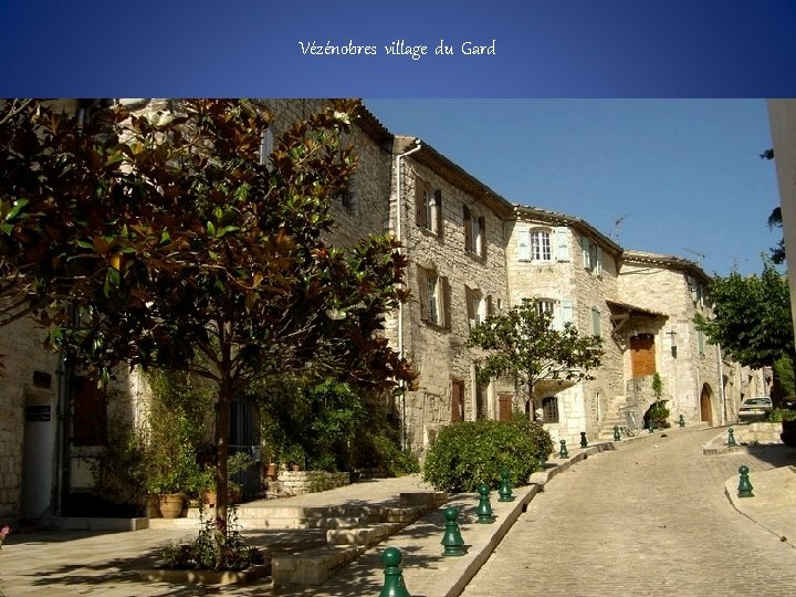 Vézénobres village du Gard 