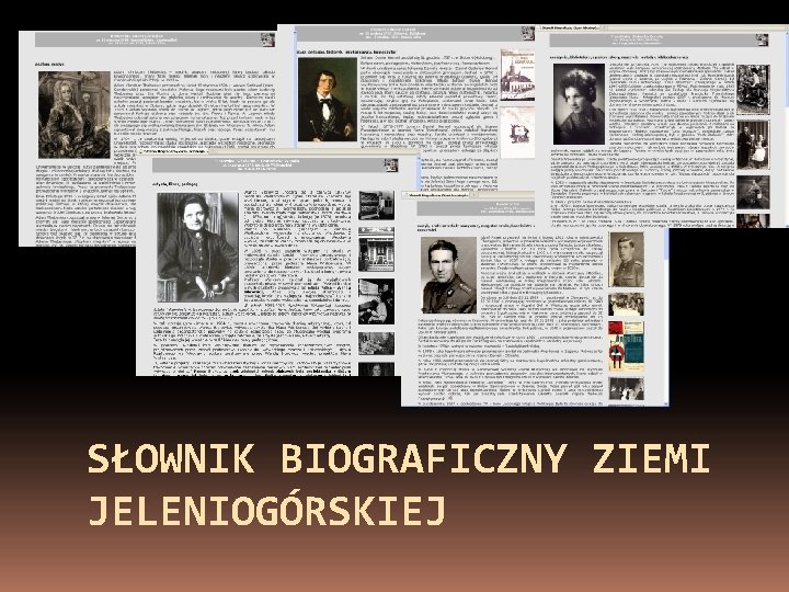 SŁOWNIK BIOGRAFICZNY ZIEMI JELENIOGÓRSKIEJ 